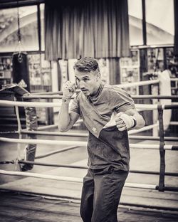 Walid Robinson, boxeur pro du team Parangon