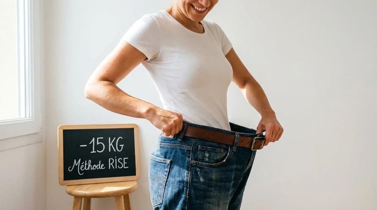 Femme ayant perdu 15 kg grâce à la méthode RISE de coaching sportif